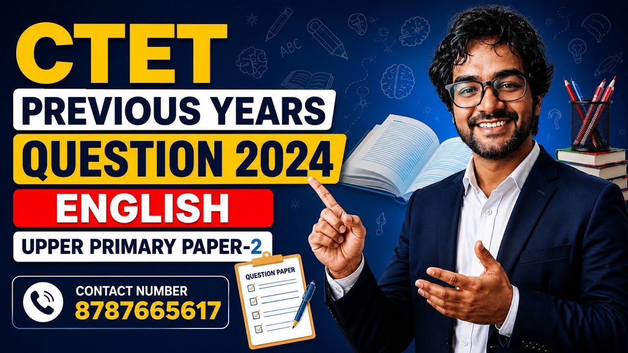 ENGLISH PYQs 2024 UP CTET