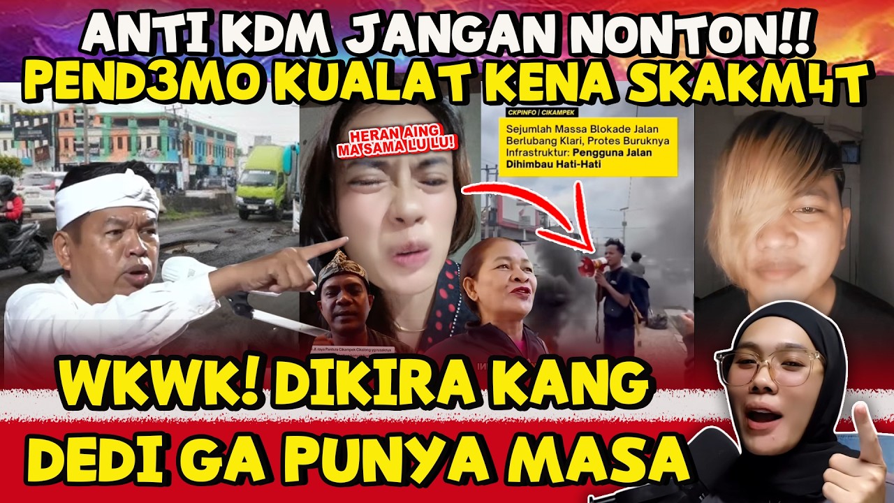 PENDEM0 PUC3T‼️DISEMPROT KDM SOAL JALAN RUSAK-RELAWAN GREGET SAMPE BANTU KDM!