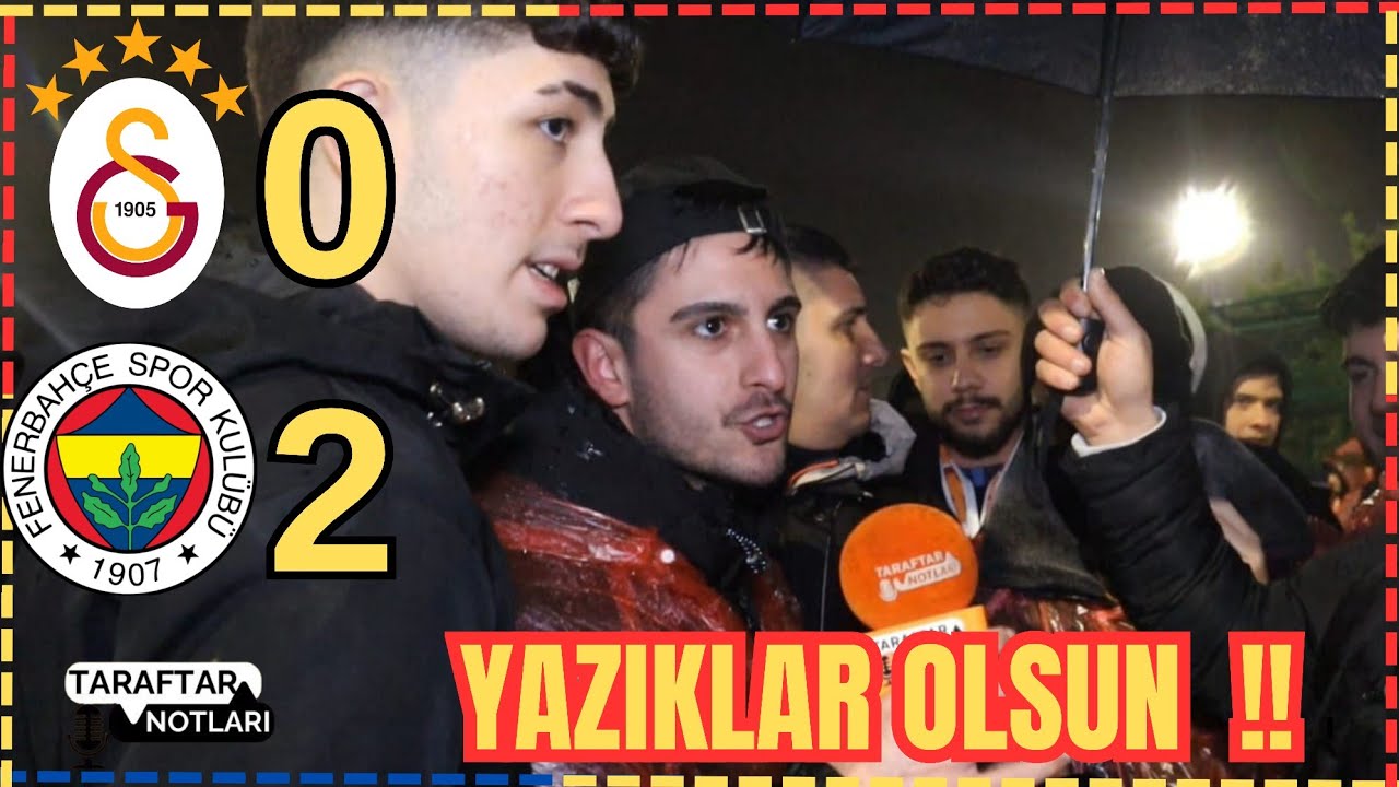 TARAFTAR &Ccedil;ILDIRDI !! Galatasaray 0-2 Fenerbah&ccedil;e Ma&ccedil; Sonu Taraftar Yorumları 