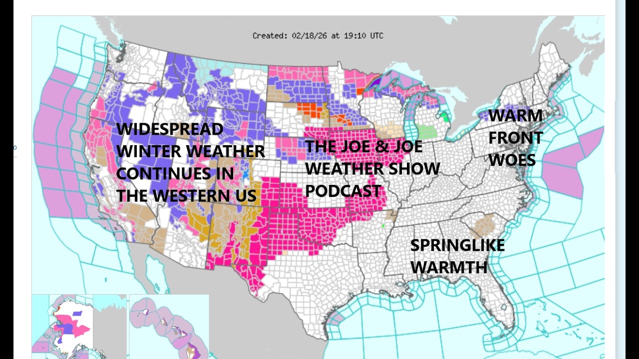 Another Warm Front Brings Rain Mid Atlantic & Northeast Friday, Watching Snow Chances Late Weekend