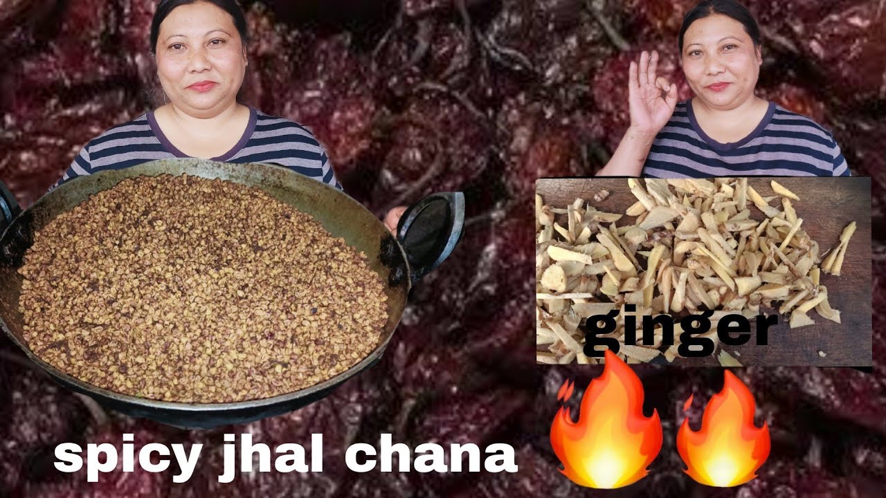 My Recipe To Make Spicy Jhal Chana| Alokali vlogs|Northeast India