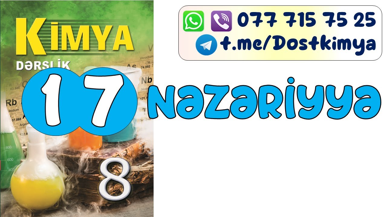 Kimya 8.17. Kovalent rabitənin növləri.Səhifə  86