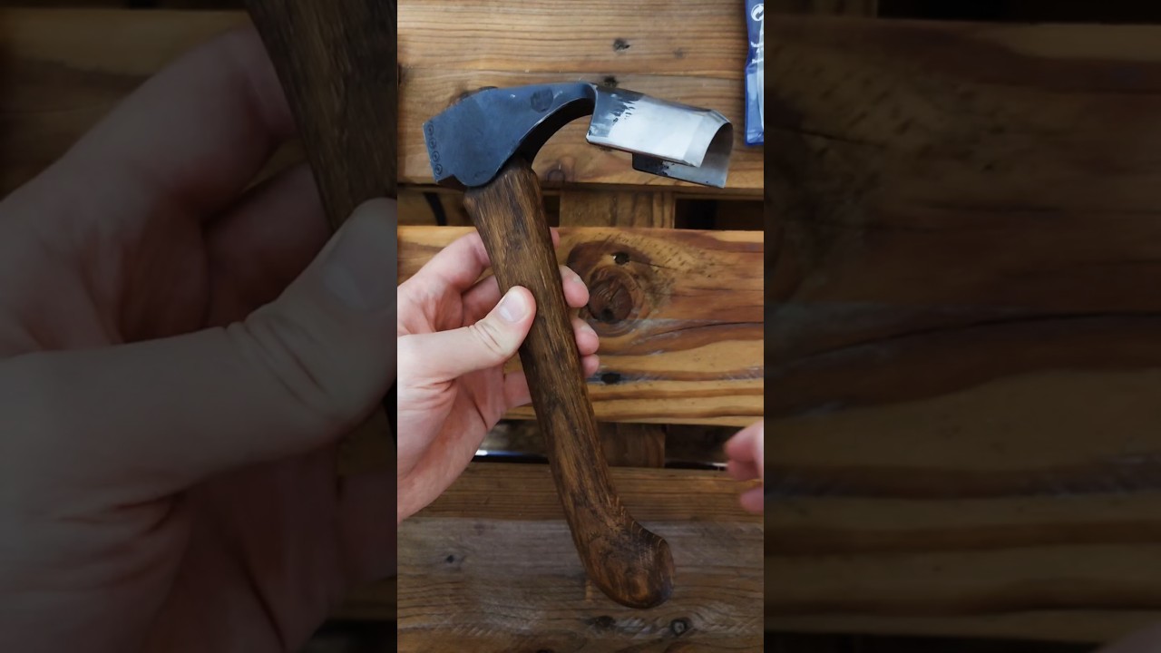 Sharpening My Woodcarving Adze #woodcarving #woodworking  #adze #asmr