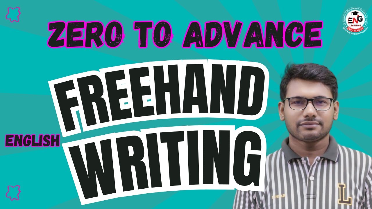 English Freehand writing