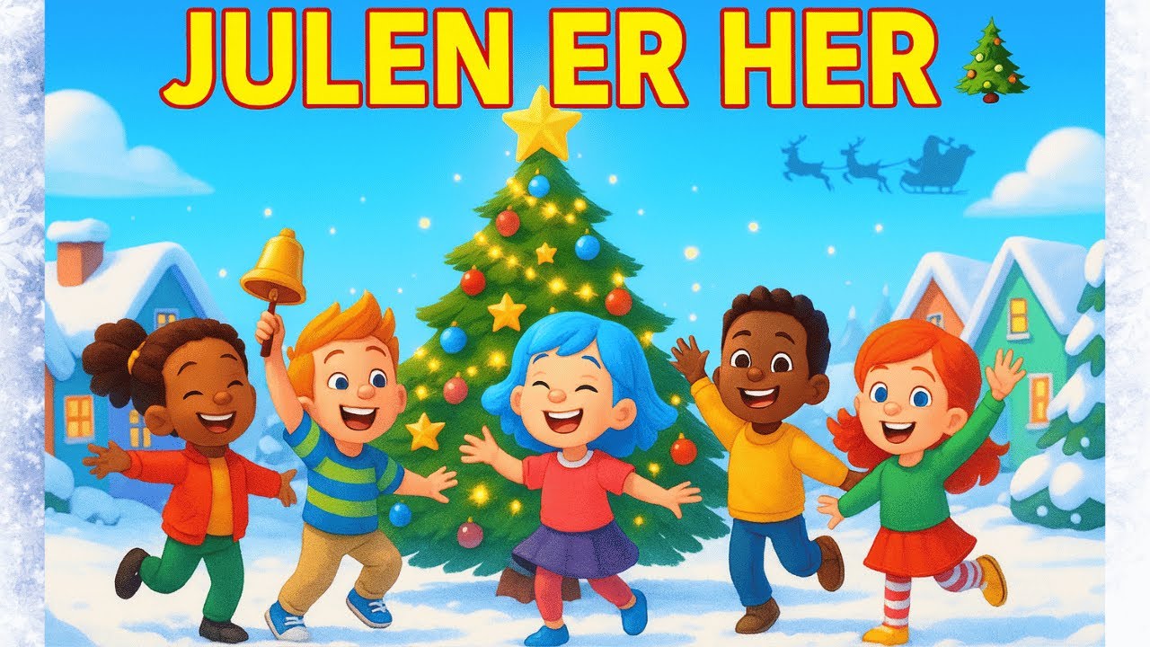 👉 Julen er her 🎄 | Norsk julesang for barn 👧👦 | Syng med og dans!