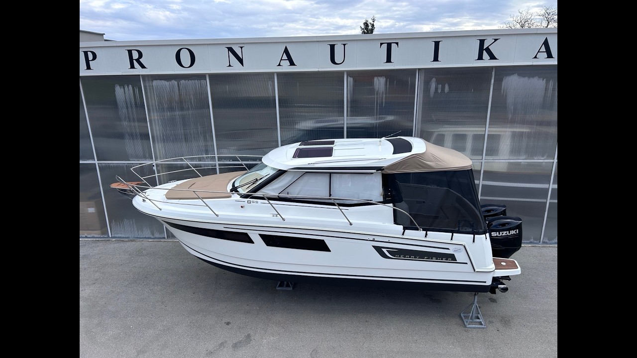 Jeanneau Merry Fisher 855 sa dva potpuno nova motora @pronautikacroatia  @JeanneauOfficiel 