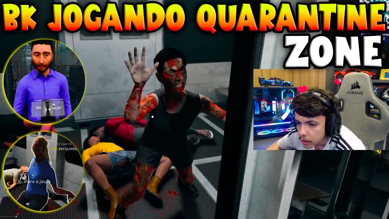 BKINHO JOGANDO QUARANTINE ZONE - THE LAST CHECK I ELE GOSTOU ?!🔥👀🧟- TRROPAS DO GTA RP CLIPS