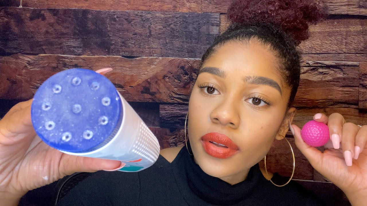 ASMR- Doing Your Makeup Using Random Objects 🙈💕  (PERSONAL ATTENTION)