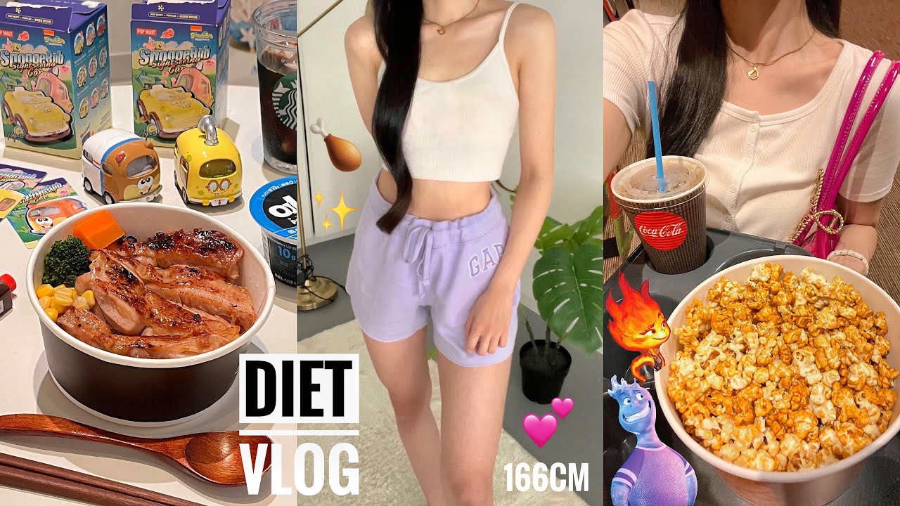 \休日3days/自炊を辞めたら念願の40ｷﾛ代突入!🥺誰でも簡単4つの食事ルールと日常🍿💕【Diet vlog】