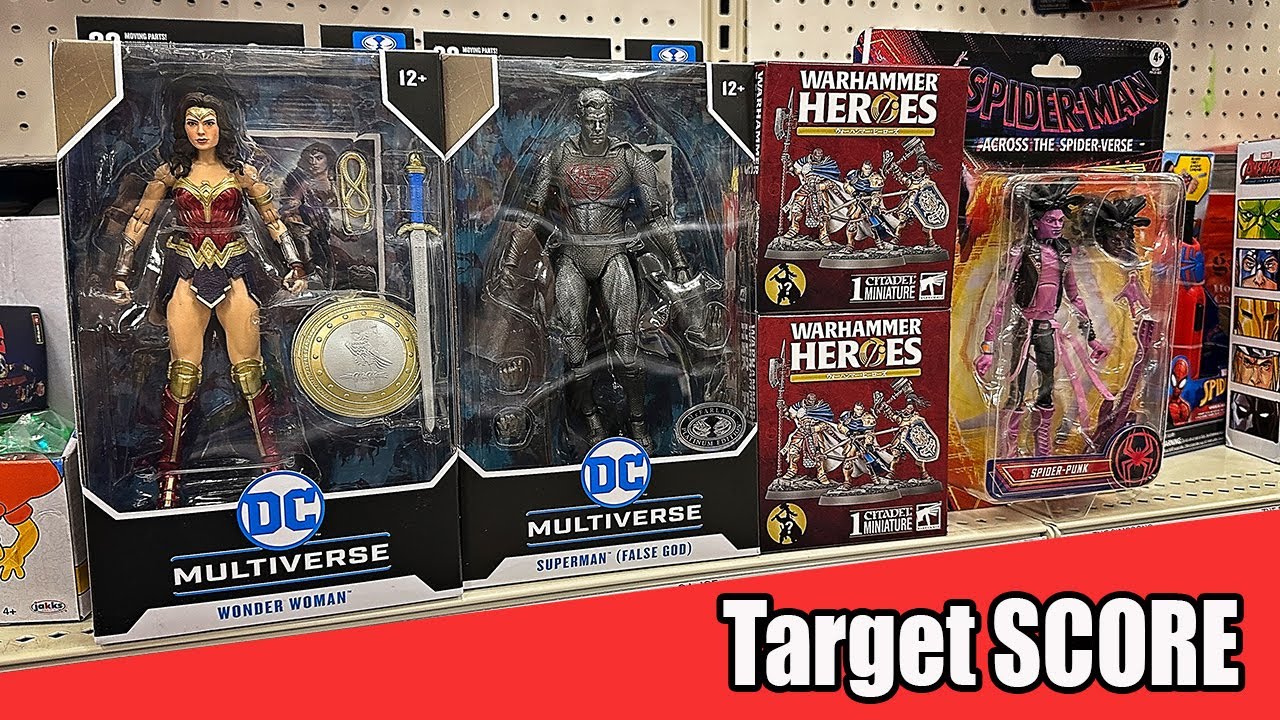 DC Collectables, Marvel, and New Warhammer Figures | Target and Walmart Toy Hunt