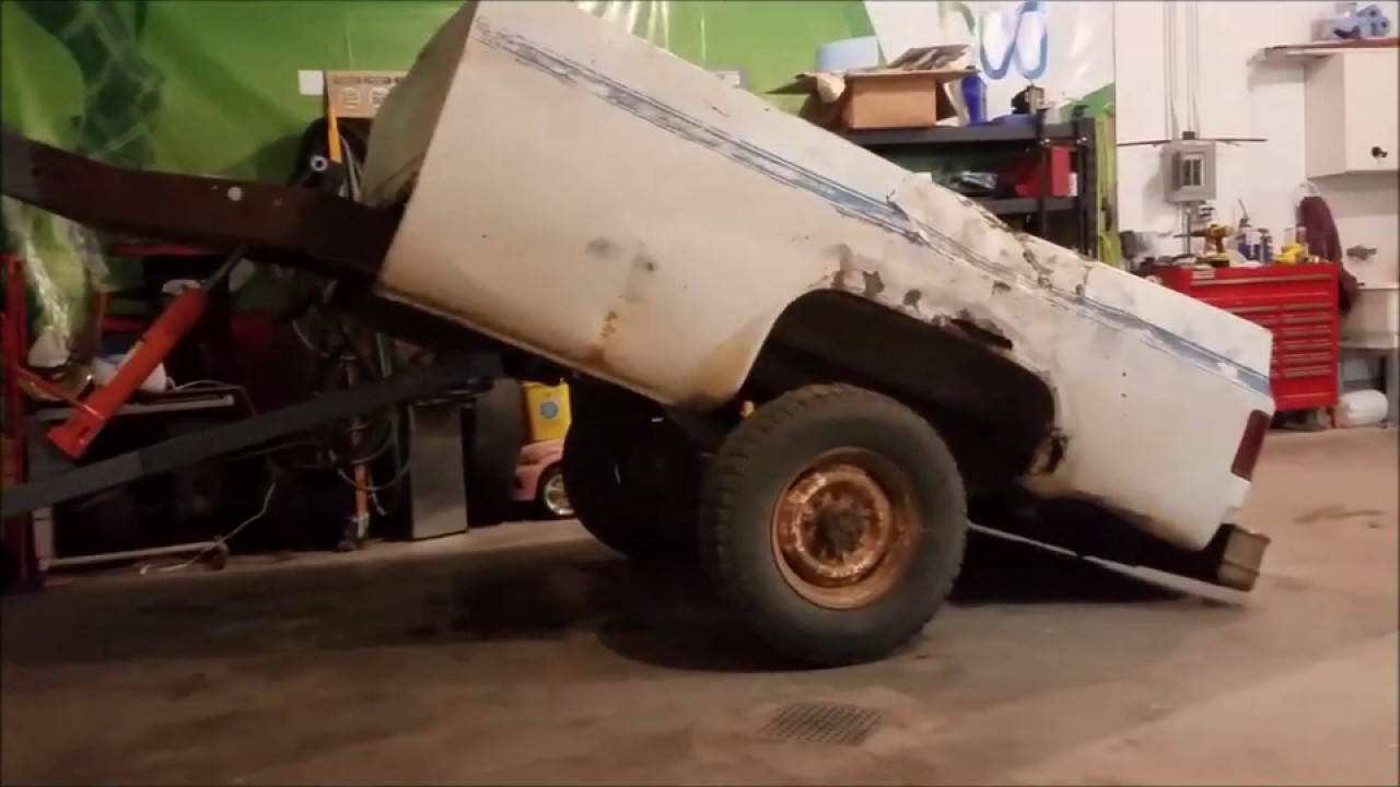 DIY Hydraulic Dump Pickup Box Trailer