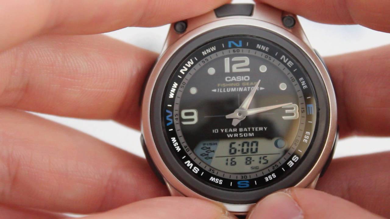 Casio Fishing Gear AW-82D-1A [AW-82D-1AVEF] - Инструкция по настройке
