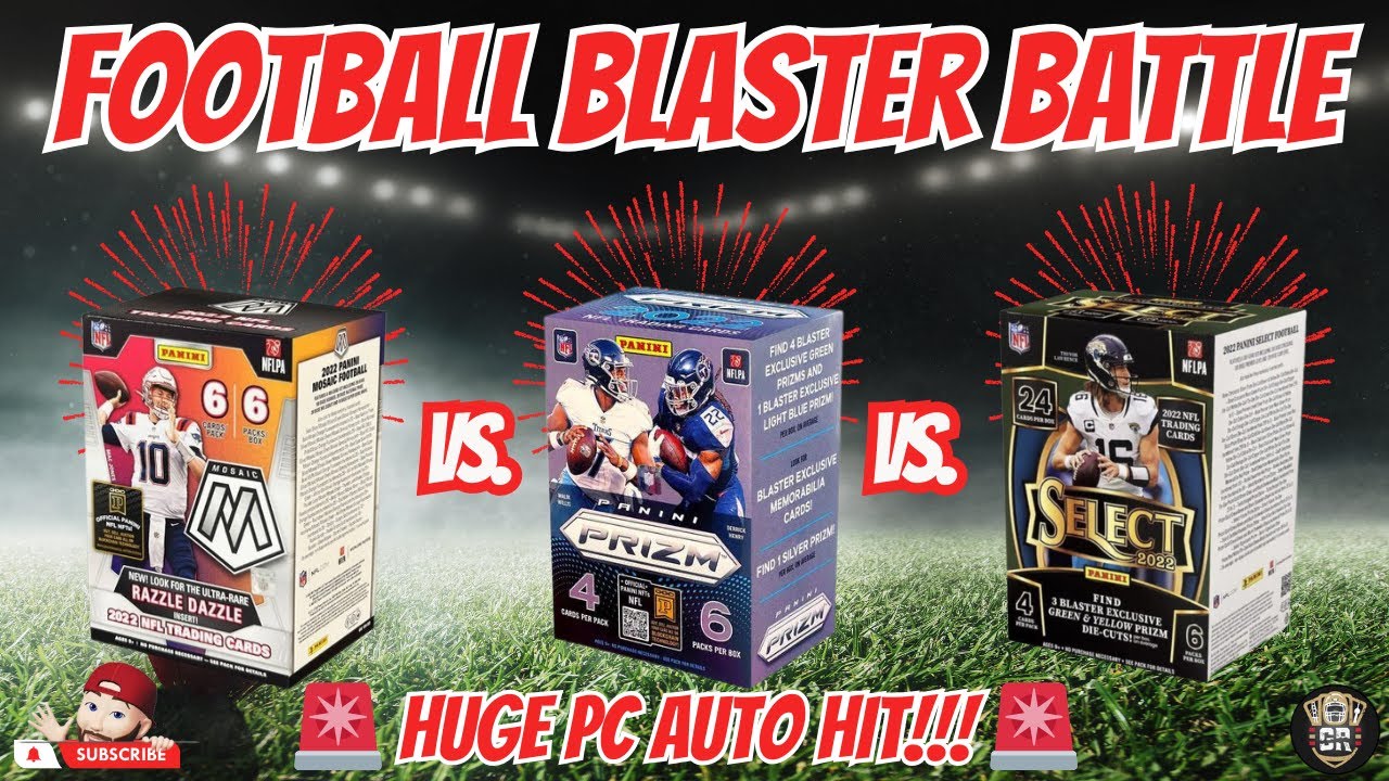 🚨 GREEN SCOPE AUTO PULLED 🚨 NFL BLASTER BATTLE 🏈 MOSAIC vs PRIZM vs SELECT🔥
