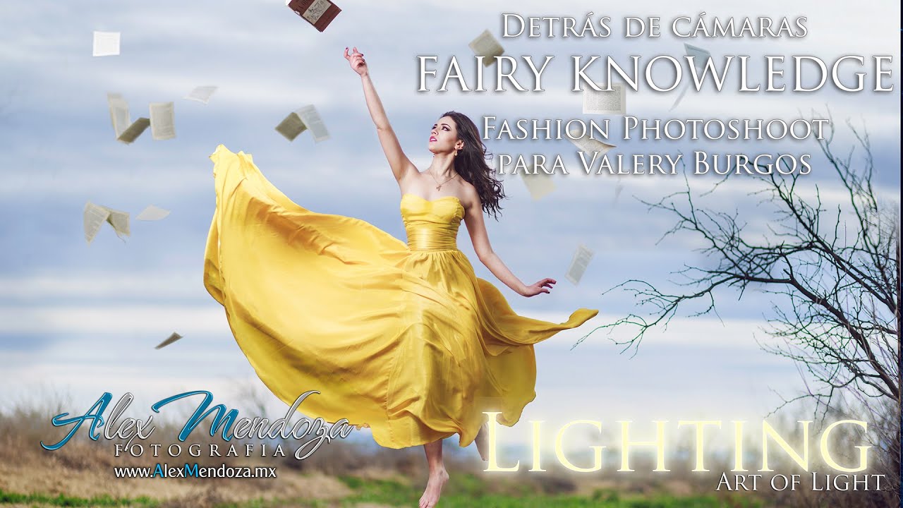 Detrás de cámaras, FAIRY KNOWLEDGE, Fashion Photoshoot para Valery Burgos por Alex Mendoza