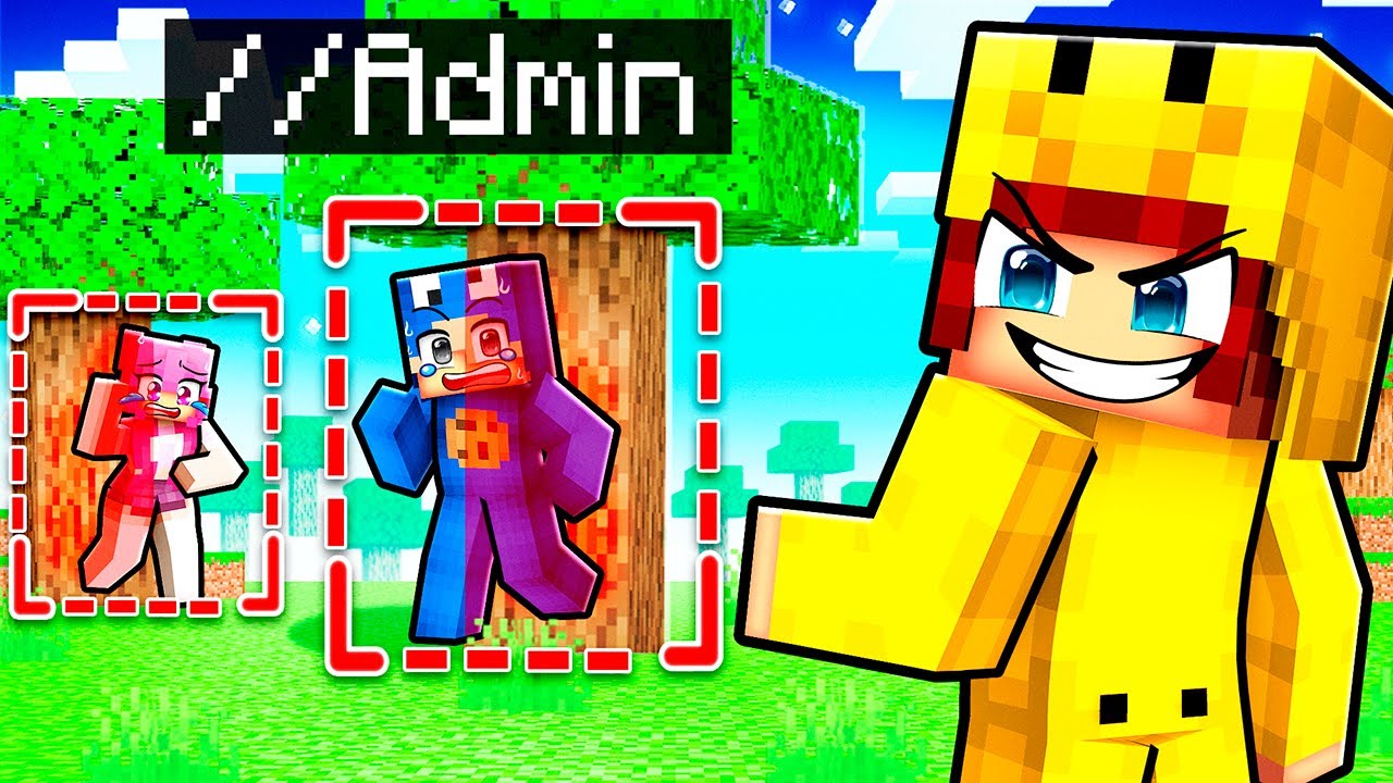 VALS SPELEN Met ADMIN COMMANDS In VERSTOPPERTJE (Minecraft)