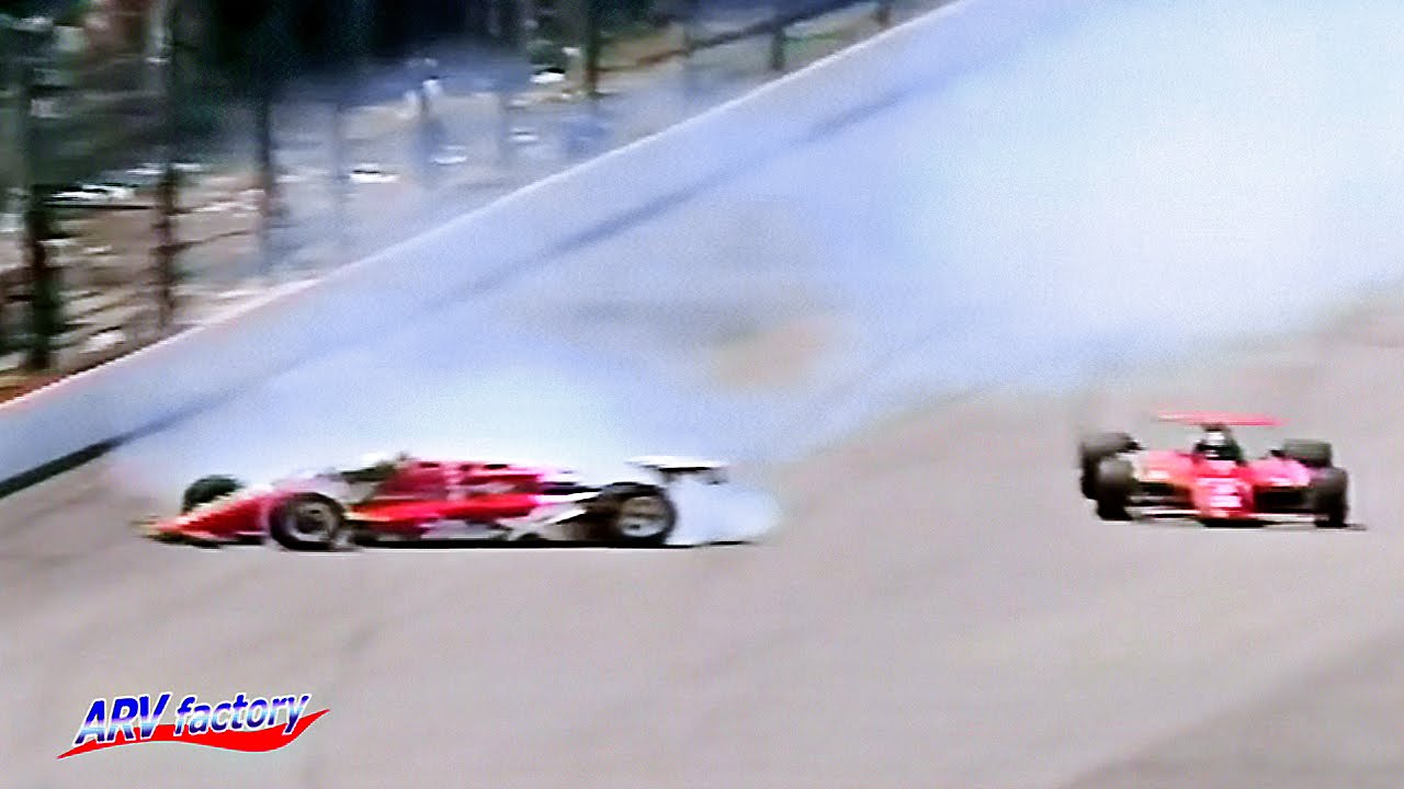 360-degree spin of Danny Sullivan 1985 INDY 500
