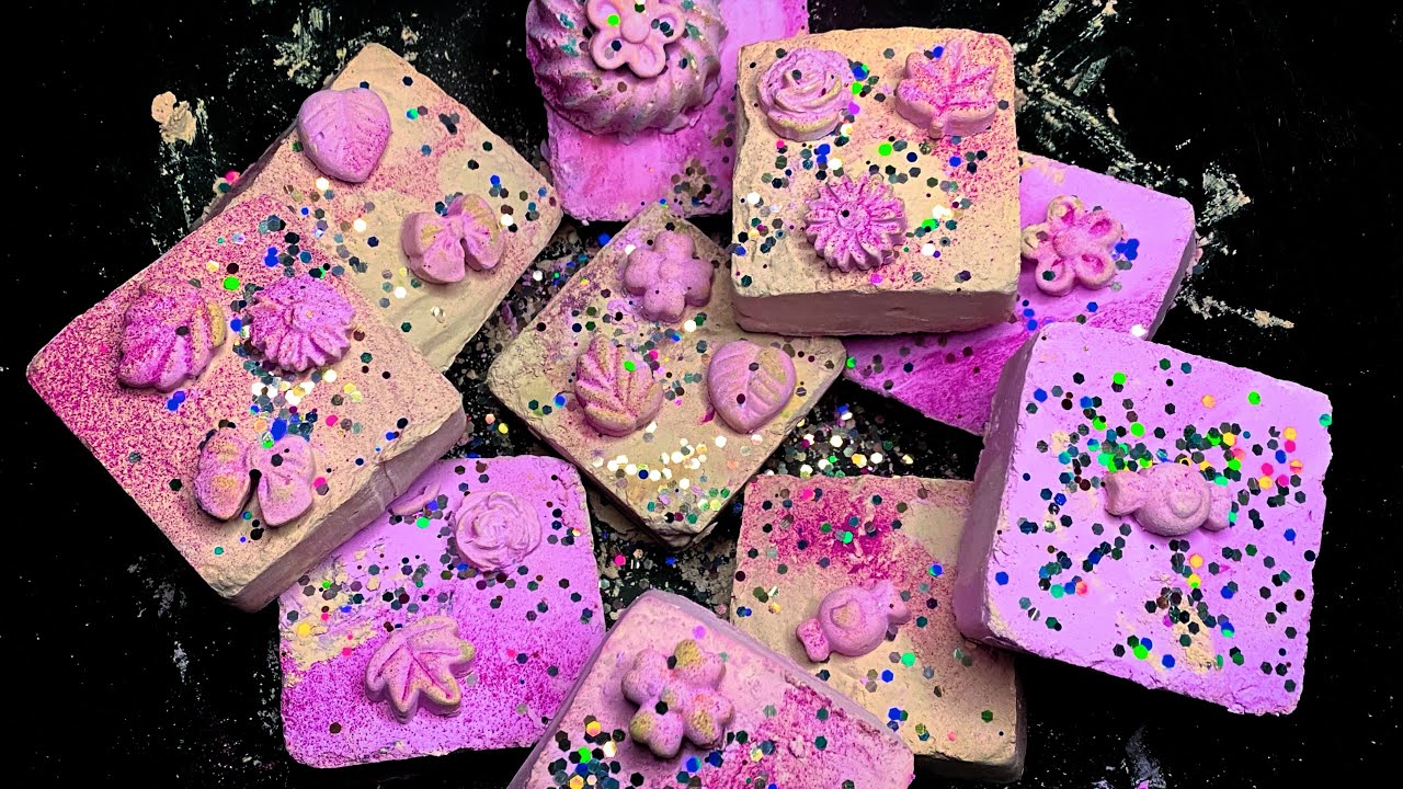 Buttery Soft and Dusty Pink White Gymchalk Blocks Crush🩷🤍🩷