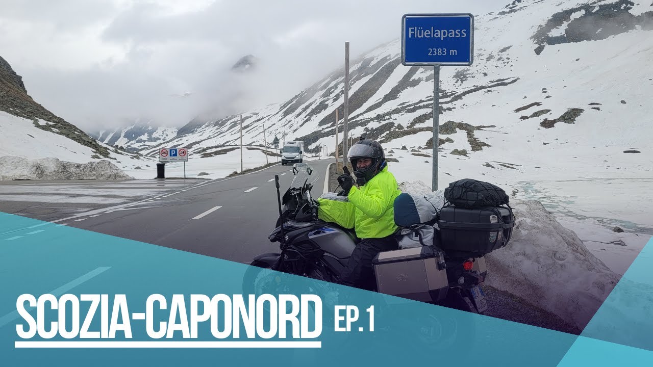 ITALIA - SCOZIA + CAPONORD 2023 Moto in solitaria Ep. 1