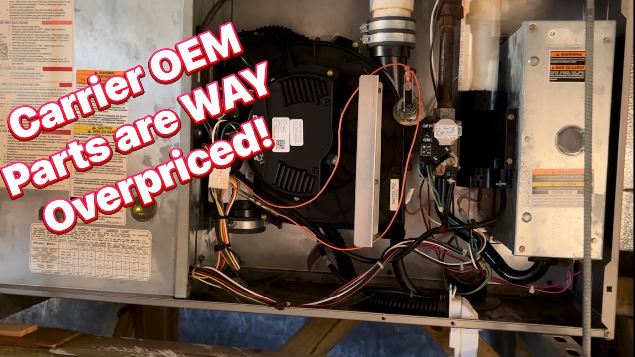 Breaking The Bank To Fix Carrier Infinity Gas Furnace!  Bad ECM Draft Inducer Replaced!