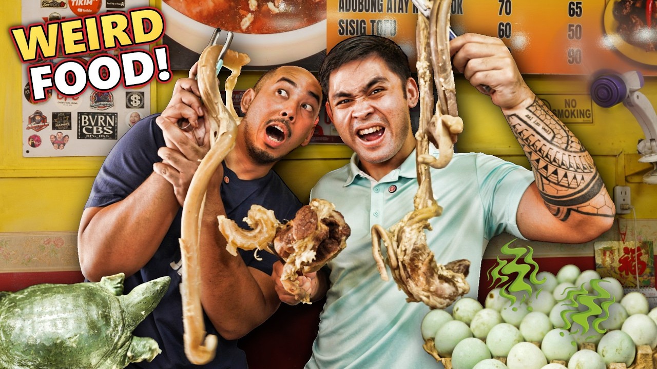 Eating Manila's WEIRDEST Street Foods with James Caraan! 
