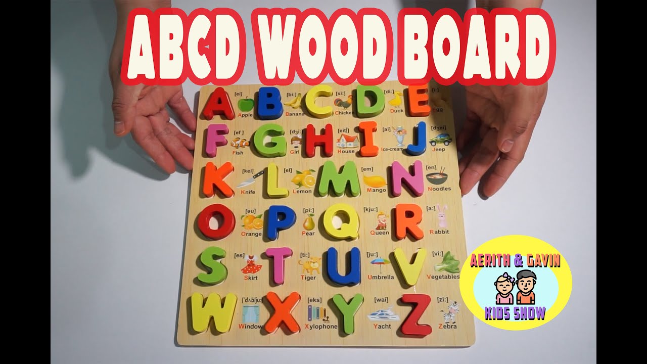 AG ABCD Wood Board