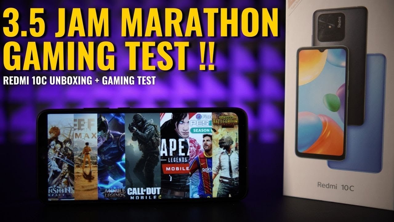 Sobat Gamer Hemat Hore Masuk - Redmi 10C Unboxing dan Gaming Test