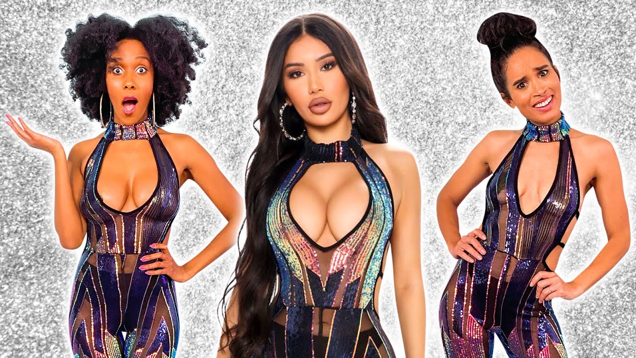 Trying CRAZY Fashion Nova Glitter Outfits?!