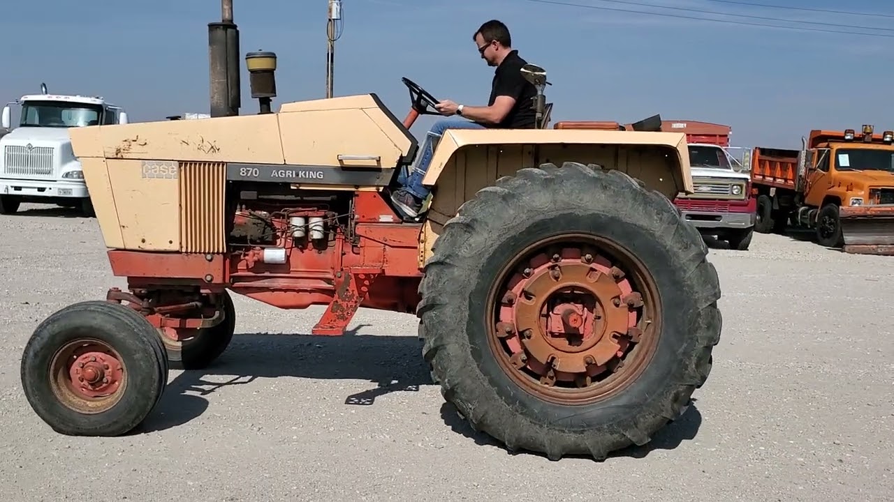 Case 870 Agri King Tractor | For Sale | October 18th
