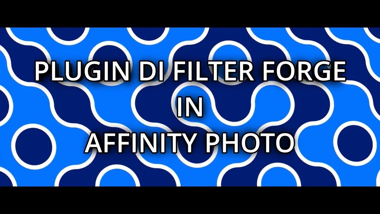 Plugin di Filter Forge in Affinity Photo