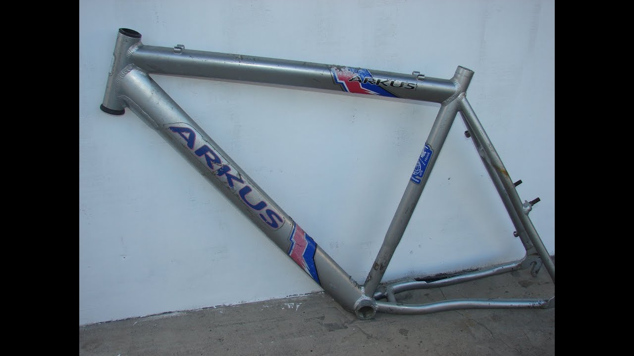 Rower z części uratowanych od huty część 1 Rama aluminiowa