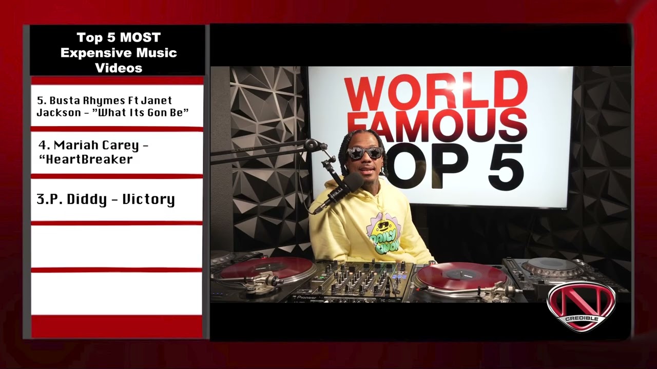 World Famous Top 5: Top 5 Most Expensive Music Videos Featuring Diddy, Mariah Carey, Janet Jackson