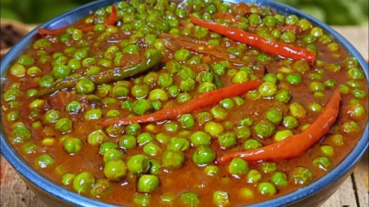 ऐसे बनाएं एकदम लाजवाब मटर की सब्जी -Matar ki sabzi l Matar Bhaji l Matar Masala l  Green Peas Curry😋
