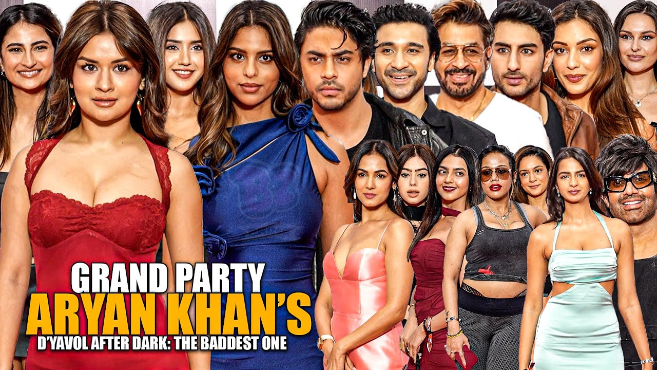 UNCUT - Aryan Khan&rsquo;s D&rsquo;YAVOL After Dark The Baddest One Grand Party | Suhana, Palak, Avneet, Raghav