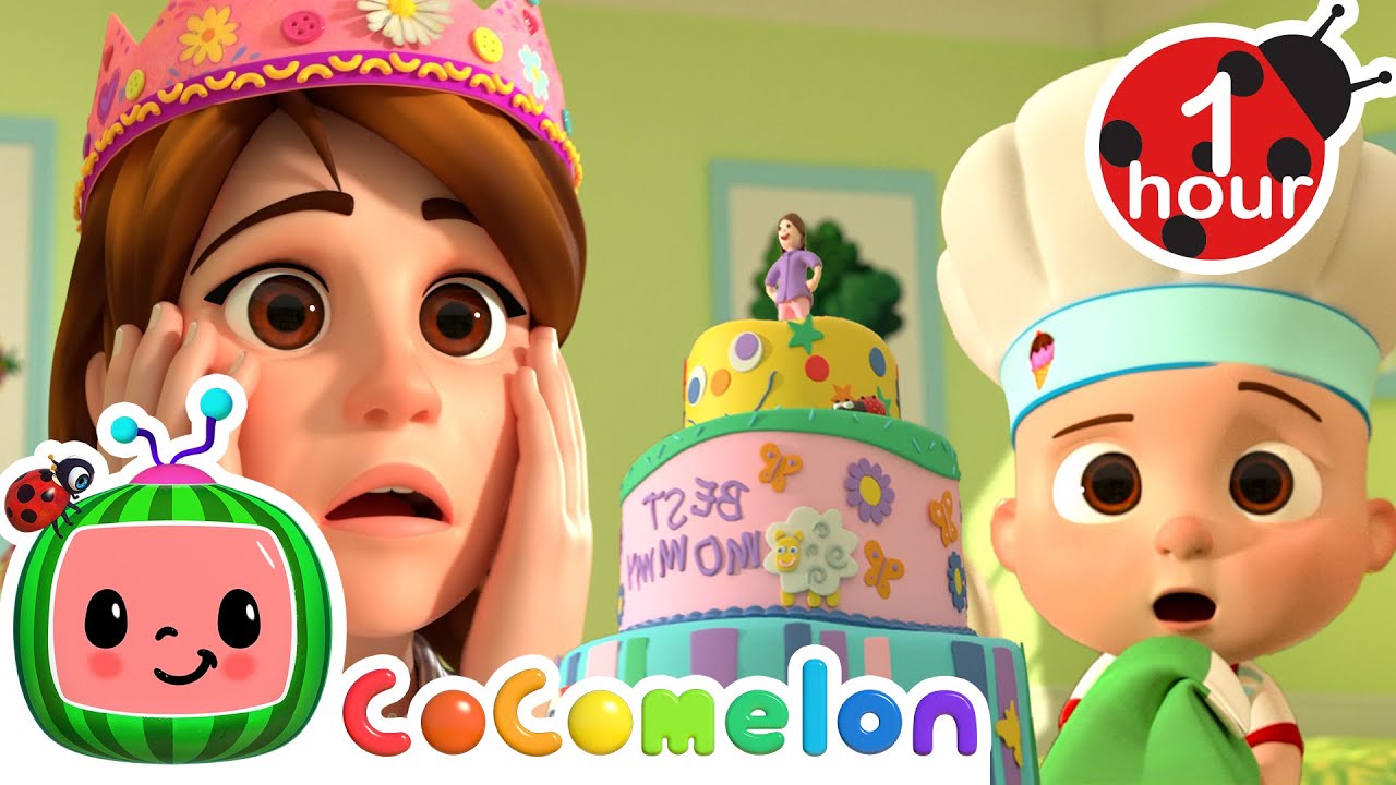 Pat A Cake! | Cocomelon | Super Moms | Nursery Rhymes and kids songs 🌸