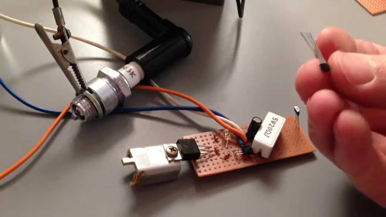 Easy Hall Effect Transistor Ignition using a 3144 hall sensor and 2N2907  TIP42C Transistors