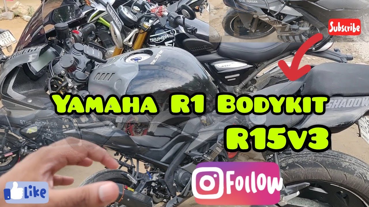YAMAHA R1 kee Body kit  R15 V3 Me | @The_OGRider♥️