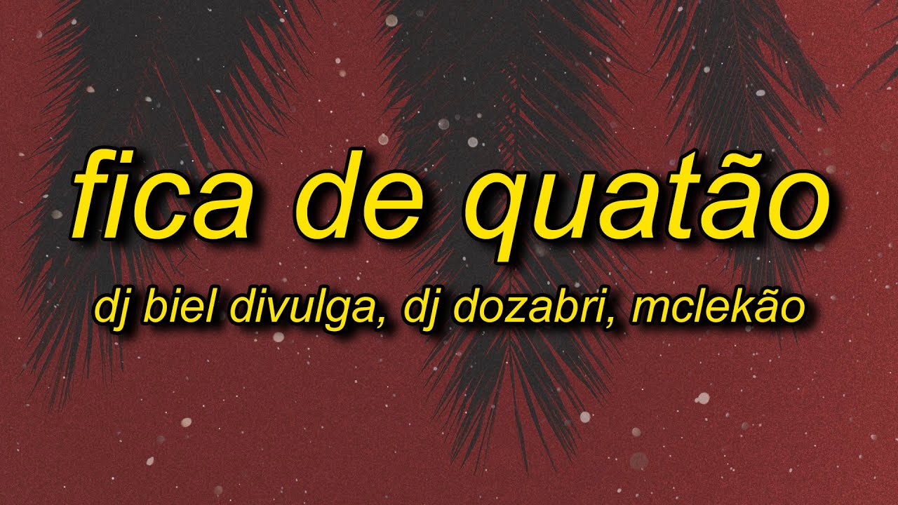 FICA DE QUAT&Atilde;O (Super Slowed)