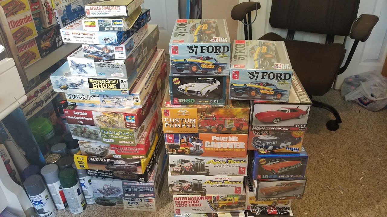 OLLIE`S MODEL KIT HAUL  and FLEA MARKET ANTIQUE STORE FINDS