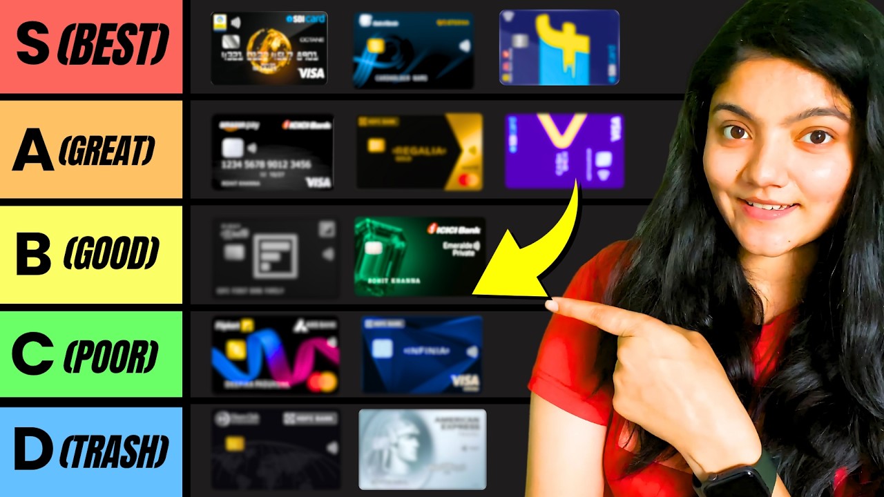 Ranking Credit Cards from BEST to WORST || Best Credit Cards 2026-27