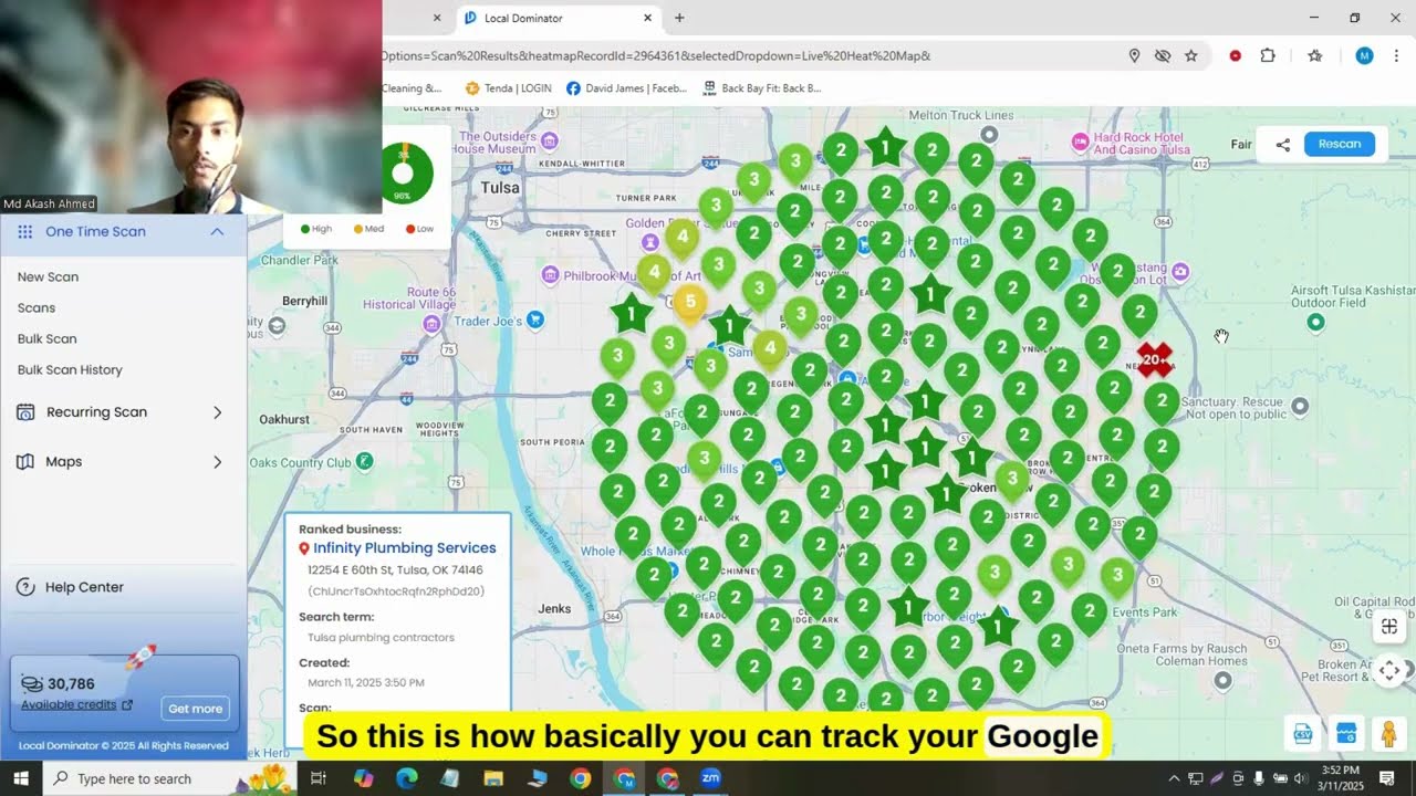 How to Check Google My Business Profile Ranking Using Local Dominator With 30 Days Free Trial.