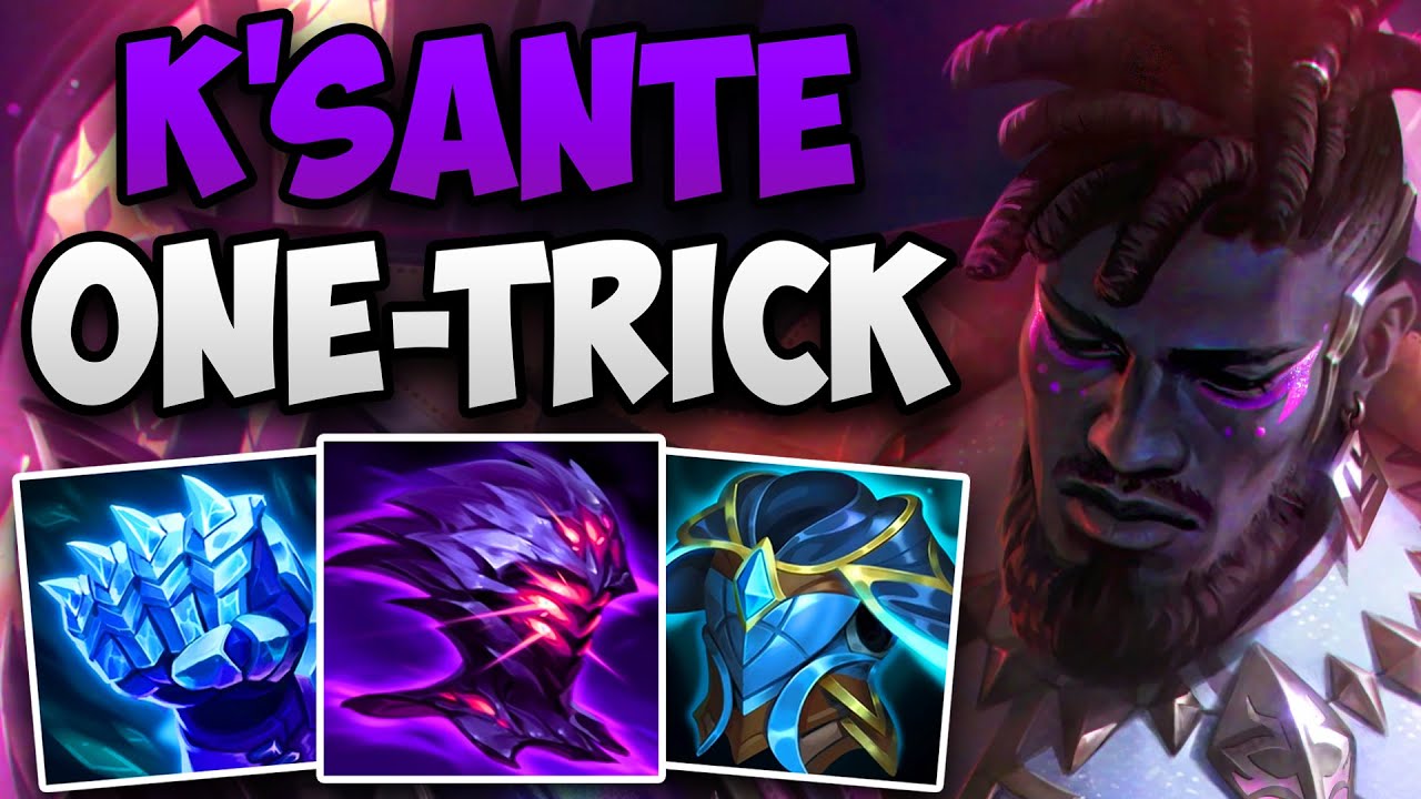 THIS CHALLENGER K'SANTE ONE-TRICK IS INSANE! | CHALLENGER K'SANTE TOP GAMEPLAY | Patch 14.19 S14