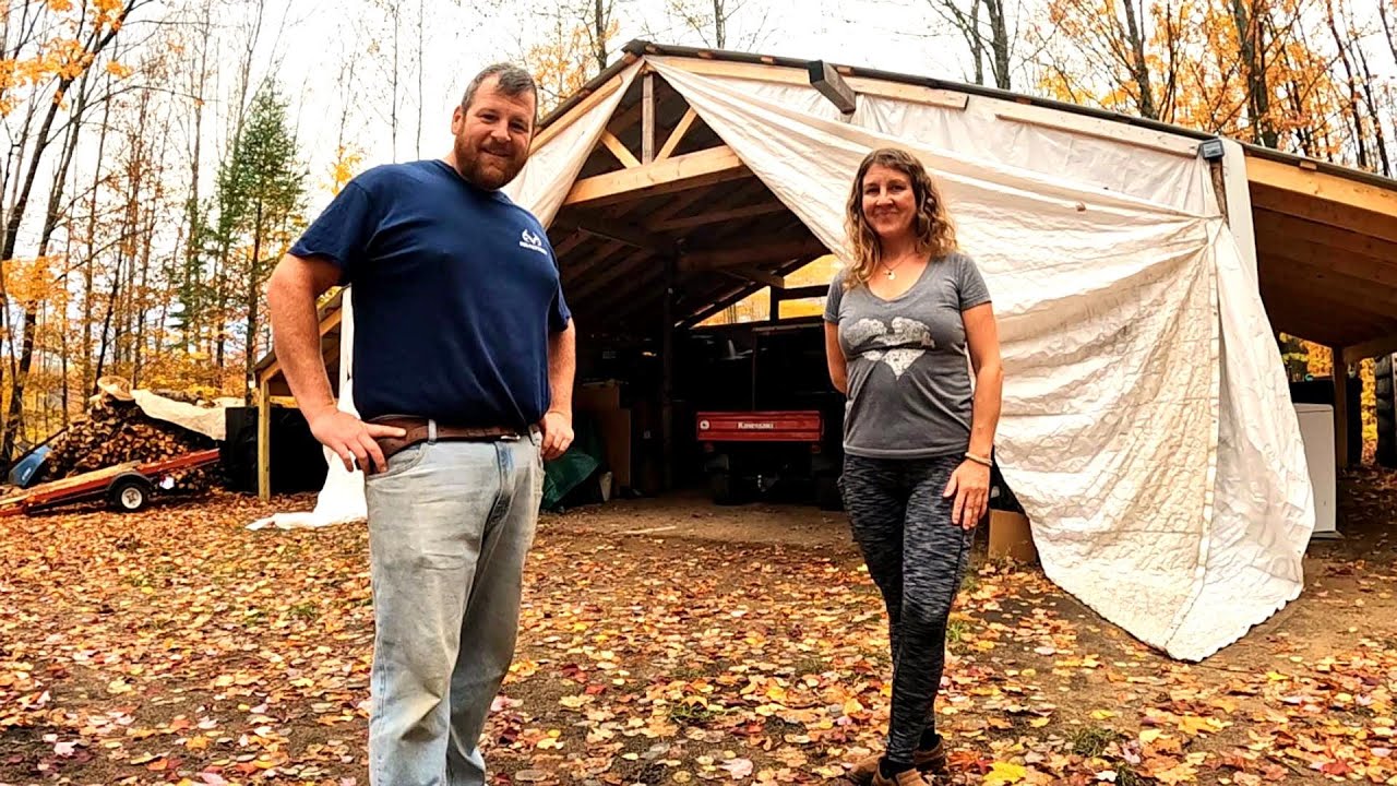 Better And Better! DIY Pole Barn - Electrical & Lighting With the Bluetti AC300 + B300 Power station