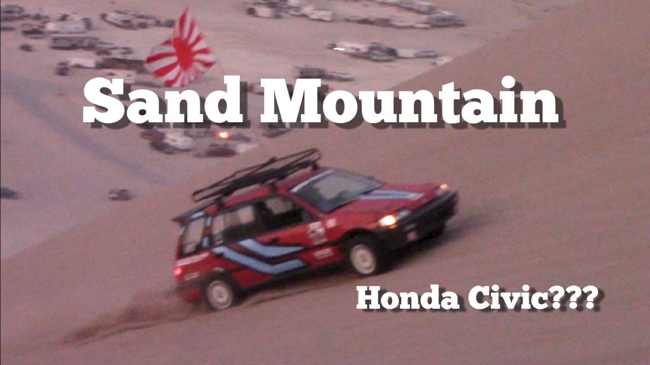 Honda Civic Little Sahara Sand Dunes Utah ***1st Civic to climb Sand Mountain!***