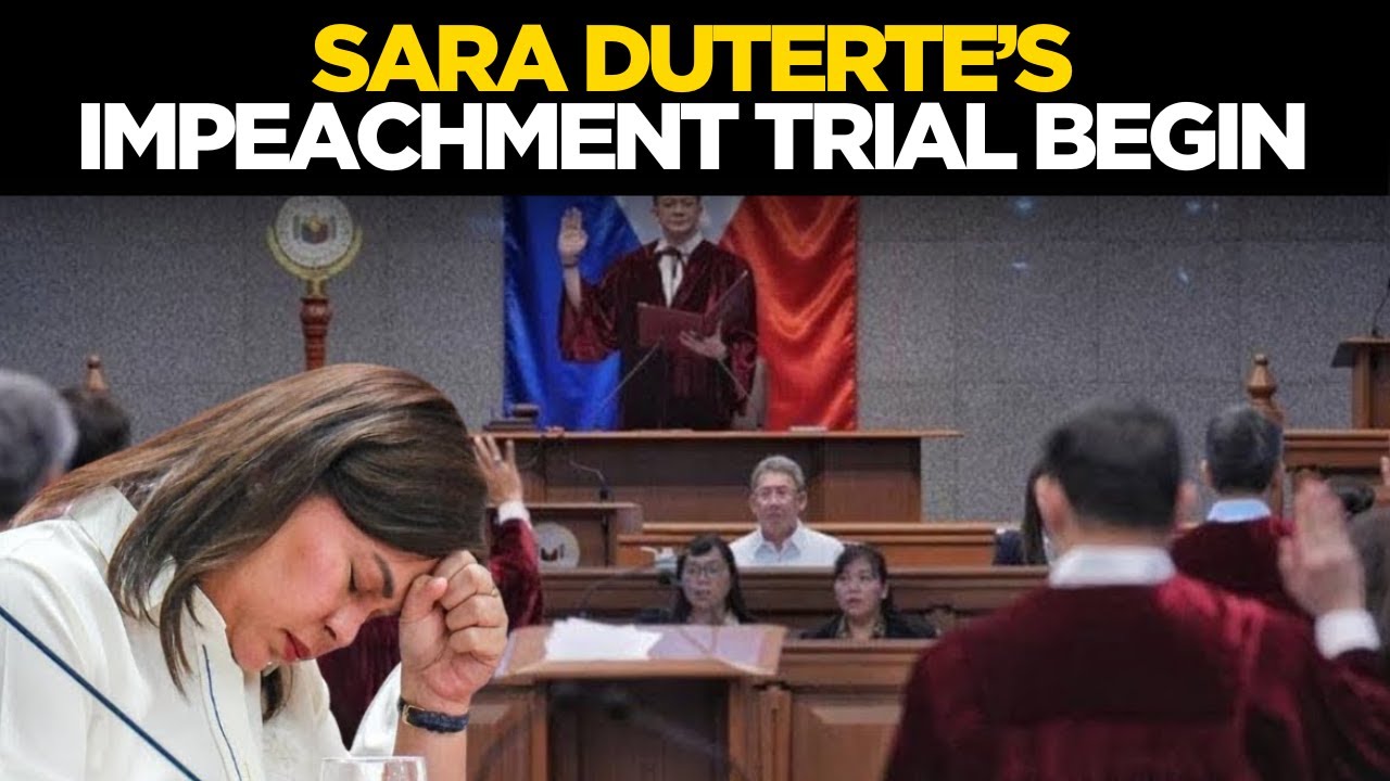 LIVE: Sara Duterte Faces Impeachment Trial | Sara Duterte Hearing | Philippines Vice President