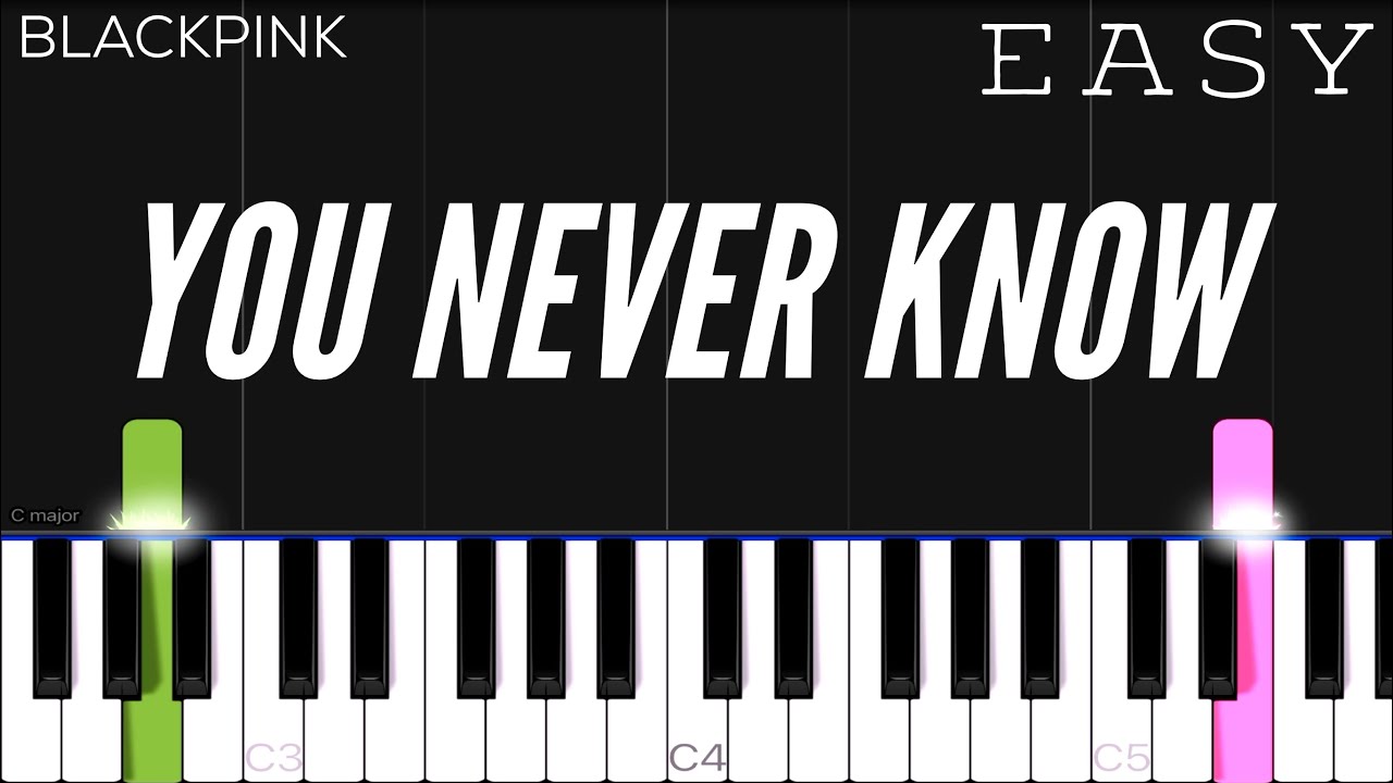 BLACKPINK - You Never Know | EASY Piano Tutorial