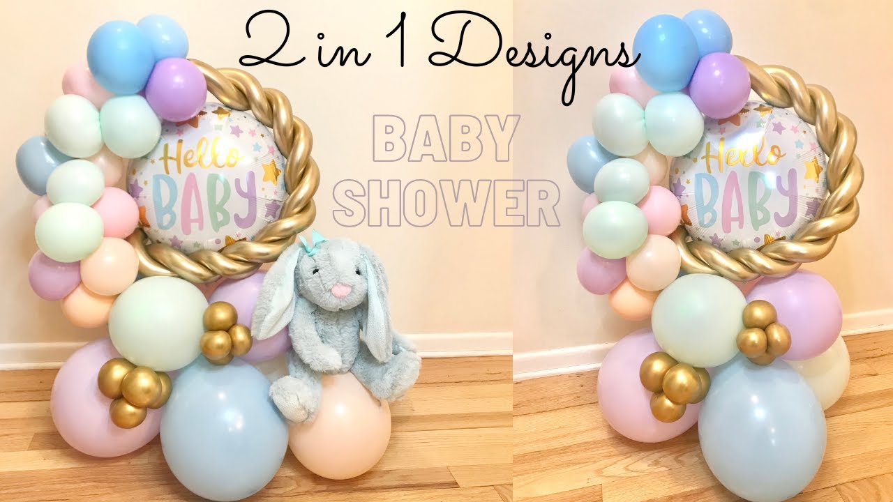 Baby Shower Balloon Bouquet | 2 in 1 Designs | DIY Balloon Bouquet
