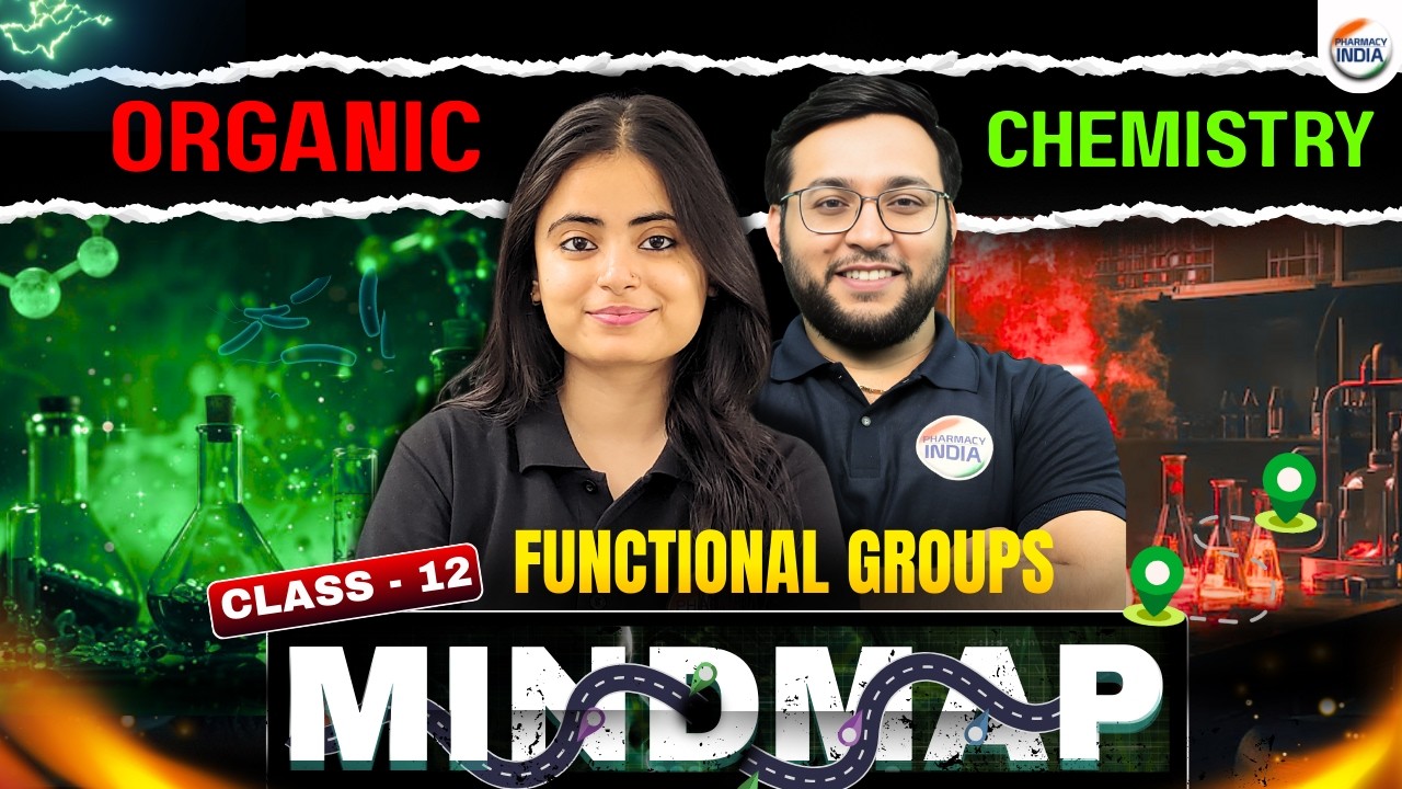 Class  - 12 | Functional Groups | Organic Chemistry | Mind Map #pharmacyindia #organicchemistry