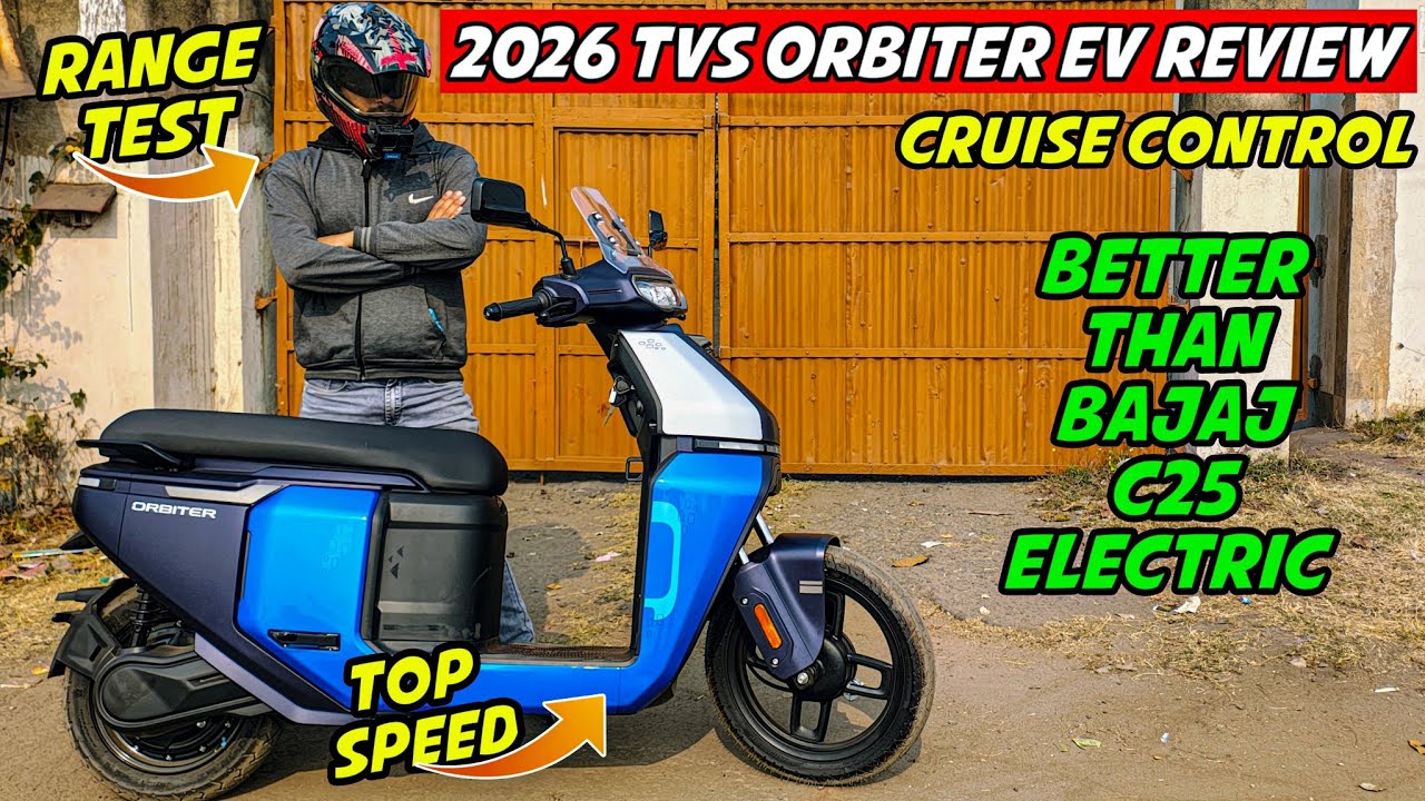 2026 TVS Orbiter EV Review || Cruise control & 115Km Range - Bajaj Chetak C25 killer🔥