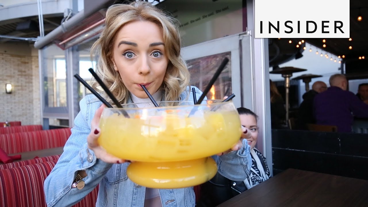 Las Vegas Bar Serves 100 Oz. Cocktail Bowls
