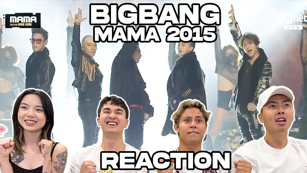 BIGBANG - 'LOSER' + 'BAE BAE' + ‘뱅뱅뱅(BANG BANG BANG)' in 2015 MAMA REACTION!